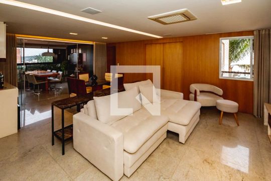 Sala de apartamento à venda com 4 quartos, 188m² em Liberdade, Belo Horizonte