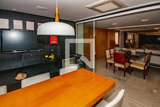 Varanda gourmet de apartamento à venda com 4 quartos, 188m² em Liberdade, Belo Horizonte
