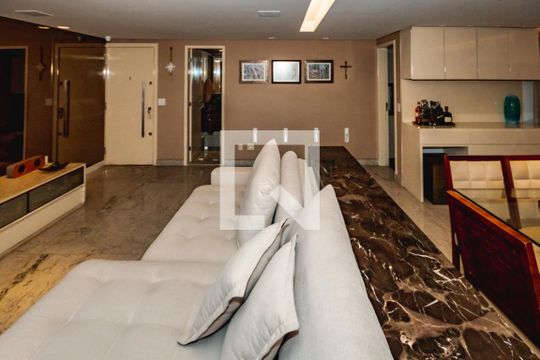 Sala de apartamento à venda com 4 quartos, 188m² em Liberdade, Belo Horizonte