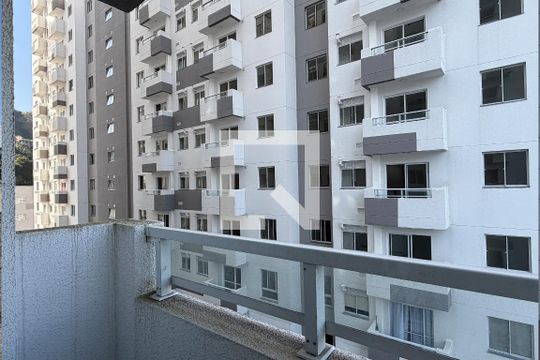 Varanda da Sala de apartamento para alugar com 2 quartos, 44m² em Jabaquara, Santos