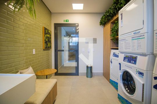 Área comum - Lavanderia de kitnet/studio para alugar com 1 quarto, 26m² em Tucuruvi, São Paulo