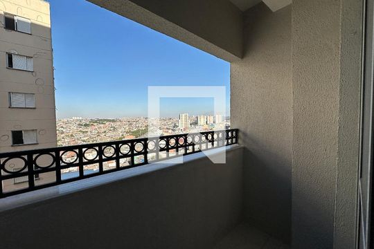 Varanda da Sala de apartamento para alugar com 1 quarto, 56m² em Jardim Maria Helena, Barueri