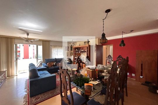 Sala  de apartamento para alugar com 2 quartos, 93m² em Jardim Taquaral, São Paulo
