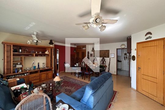 Sala  de apartamento para alugar com 2 quartos, 93m² em Jardim Taquaral, São Paulo