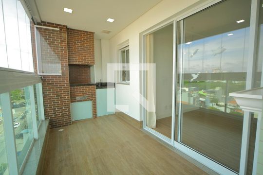 Varanda Gourmet  de apartamento à venda com 1 quarto, 53m² em Jardim Silvestre, São Bernardo do Campo