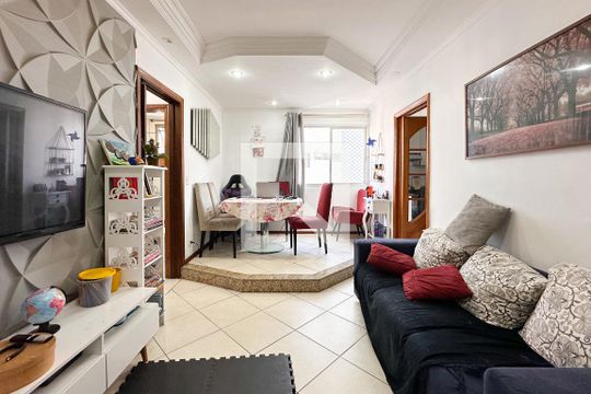 Sala de apartamento à venda com 2 quartos, 57m² em Demarchi, São Bernardo do Campo