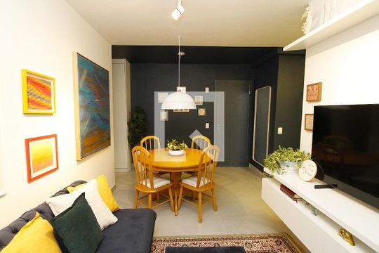 Sala de apartamento à venda com 2 quartos, 46m² em Buritis, Belo Horizonte