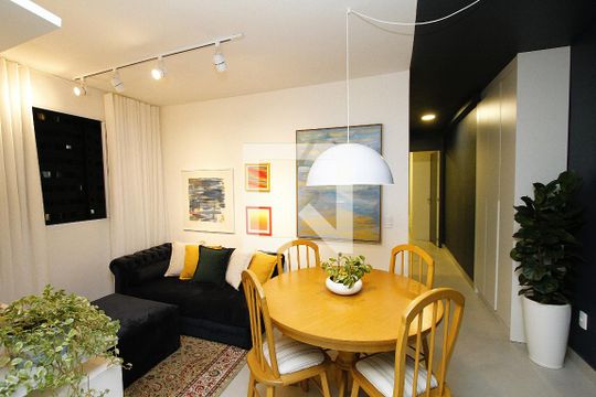 Sala de apartamento à venda com 2 quartos, 46m² em Buritis, Belo Horizonte