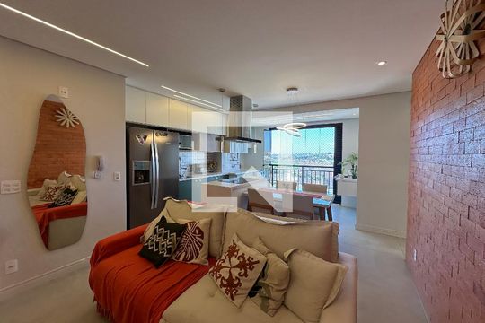 Sala de apartamento à venda com 3 quartos, 58m² em Vila Militar, Barueri