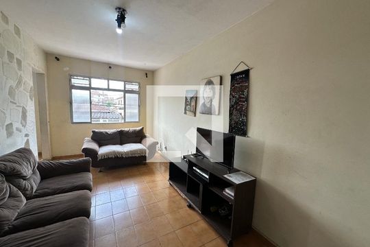 Sala de apartamento para alugar com 1 quarto, 94m² em Jardim Independencia, São Vicente