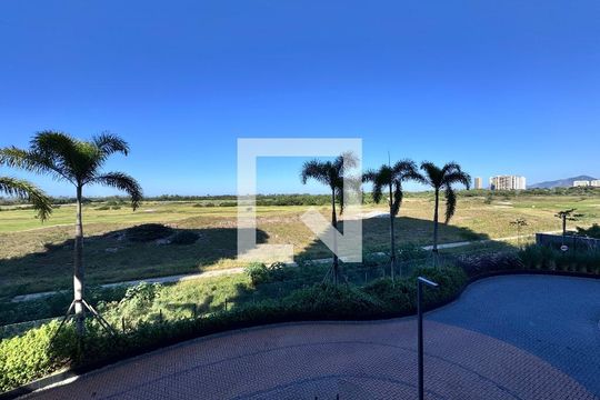 Varanda - Vista de apartamento à venda com 4 quartos, 268m² em Barra da Tijuca, Rio de Janeiro