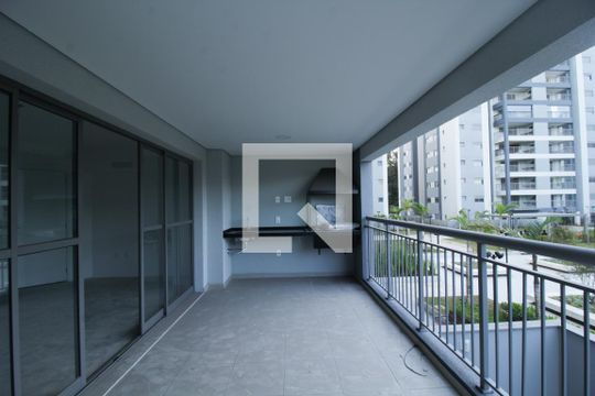 Varanda de apartamento para alugar com 3 quartos, 152m² em City América, São Paulo