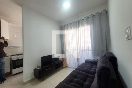Sala de apartamento para alugar com 2 quartos, 54m² em Jardim Terramerica 3, Americana