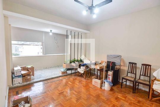 Sala de apartamento para alugar com 3 quartos, 115m² em Rio Comprido, Rio de Janeiro