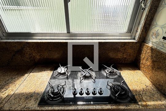 Cozinha de apartamento à venda com 3 quartos, 130m² em Centro, Santo André