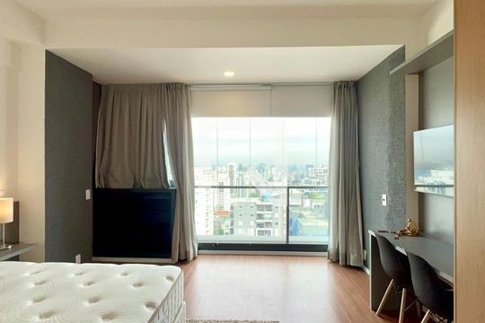 Studio de kitnet/studio para alugar com 1 quarto, 25m² em Pinheiros, São Paulo