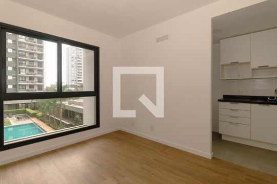 Sala de apartamento para alugar com 1 quarto, 48m² em Jardim do Salso, Porto Alegre