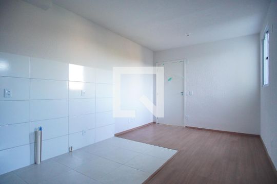 Sala/Cozinha de apartamento para alugar com 2 quartos, 43m² em Canudos, Novo Hamburgo