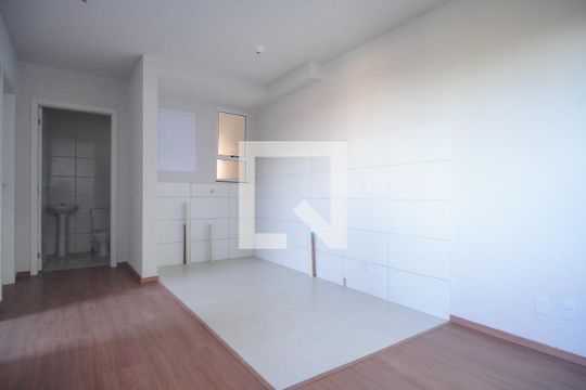 Sala/Cozinha de apartamento para alugar com 2 quartos, 43m² em Canudos, Novo Hamburgo