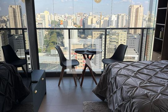 Sala/Quarto de apartamento para alugar com 1 quarto, 35m² em Botafogo (Justinópolis), Ribeirão das Neves