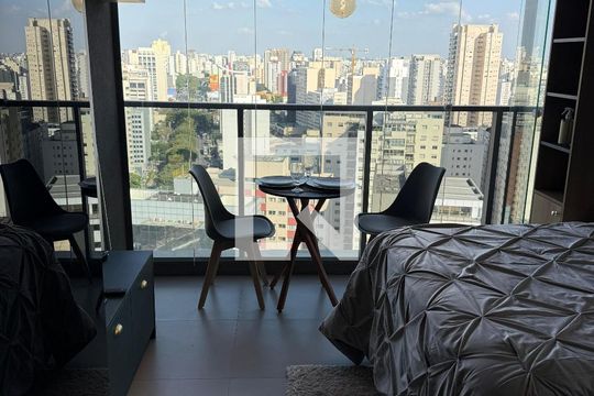 Sala/Quarto de apartamento para alugar com 1 quarto, 35m² em Botafogo (Justinópolis), Ribeirão das Neves