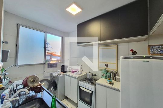 Cozinha e Área de Serviço de apartamento à venda com 2 quartos, 44m² em Parque Sao Jose, Belo Horizonte