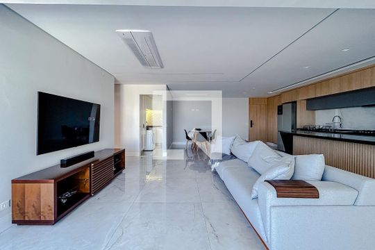 Sala de apartamento para alugar com 2 quartos, 105m² em Tatuapé, São Paulo