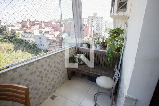 Varanda da Sala de apartamento à venda com 2 quartos, 69m² em Taquara, Rio de Janeiro