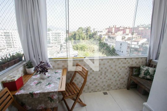 Varanda da Sala de apartamento à venda com 2 quartos, 69m² em Taquara, Rio de Janeiro