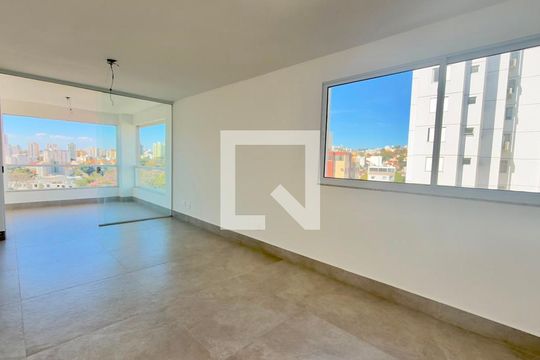 Sala/Cozinha de apartamento à venda com 4 quartos, 163m² em Castelo, Belo Horizonte
