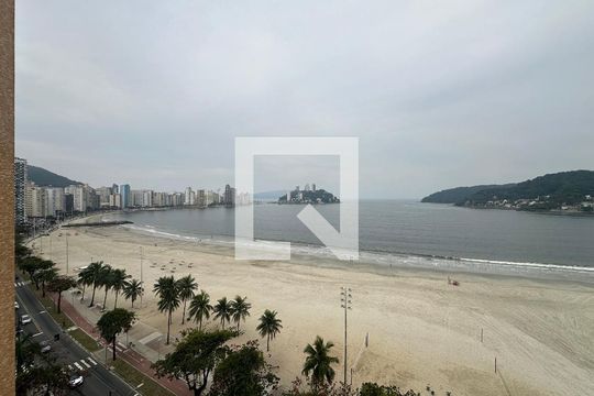 Vista da Sacada de apartamento para alugar com 1 quarto, 86m² em Centro, São Vicente
