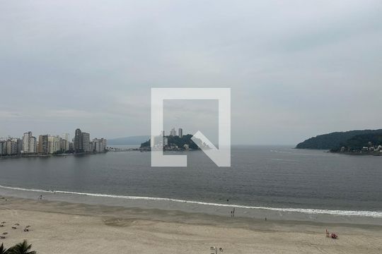 Vista da Sacada de apartamento para alugar com 1 quarto, 86m² em Centro, São Vicente
