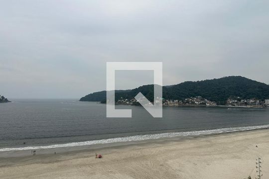 Vista da Sacada de apartamento para alugar com 1 quarto, 86m² em Centro, São Vicente