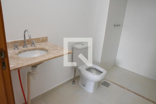 Banheiro da Suíte de apartamento à venda com 2 quartos, 68m² em Vila Progresso, Jundiaí