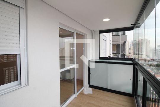Sala / Cozinha - Varanda de apartamento para alugar com 2 quartos, 40m² em Lauzane Paulista, São Paulo