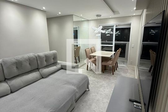Sala de apartamento para alugar com 2 quartos, 60m² em Vila Barros, Guarulhos