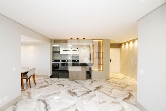 sala de apartamento à venda com 2 quartos, 95m² em Caiçaras, Belo Horizonte