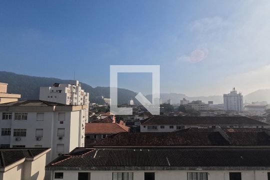 Vsta do Quarto 1 de apartamento para alugar com 2 quartos, 72m² em Campo Grande, Santos