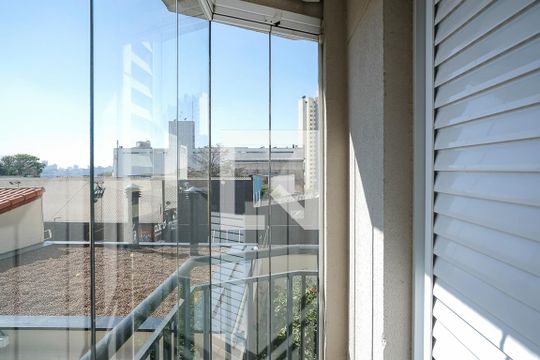 Varanda da suíte de apartamento à venda com 3 quartos, 80m² em Vila Caminho do Mar, São Bernardo do Campo