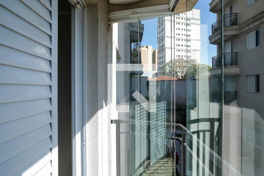 Varanda da suíte de apartamento à venda com 3 quartos, 80m² em Vila Caminho do Mar, São Bernardo do Campo