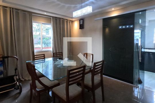 Sala de jantar - 1º Piso de casa para alugar com 3 quartos, 210m² em Boqueirão, Santos