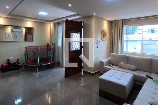 Sala - 1º Piso de casa para alugar com 3 quartos, 210m² em Boqueirão, Santos