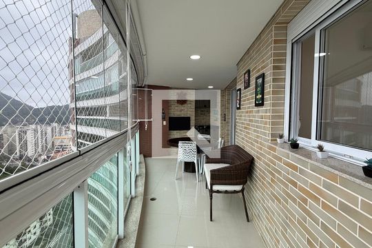 Apartamento para alugar com 3 quartos, 100m² em Jardim Belmar, Guarujá