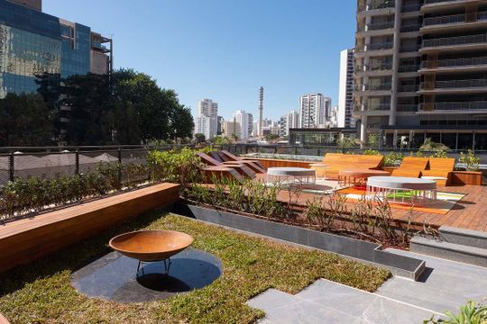 Fire place de apartamento à venda com 3 quartos, 105m² em Jardim das Acacias, São Paulo