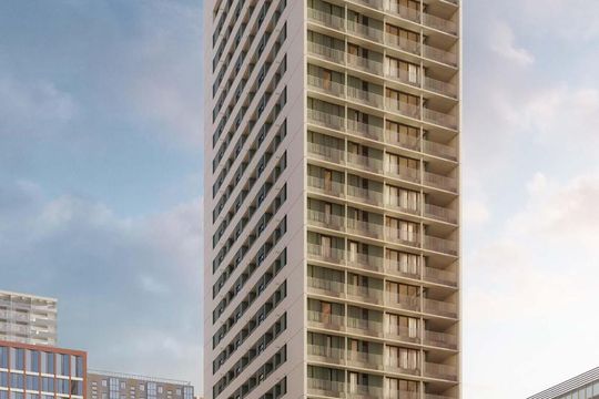 011 fachada de kitnet/studio à venda com 1 quarto, 26m² em Indianópolis, São Paulo