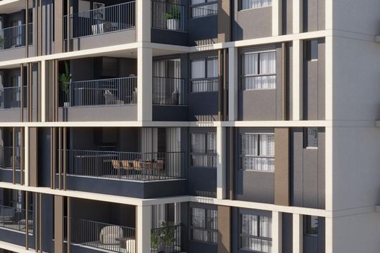 Voo de passaro de apartamento à venda com 2 quartos, 62m² em Chácara Klabin, São Paulo