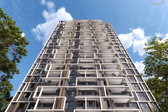 Fachada de apartamento à venda com 2 quartos, 62m² em Chácara Klabin, São Paulo