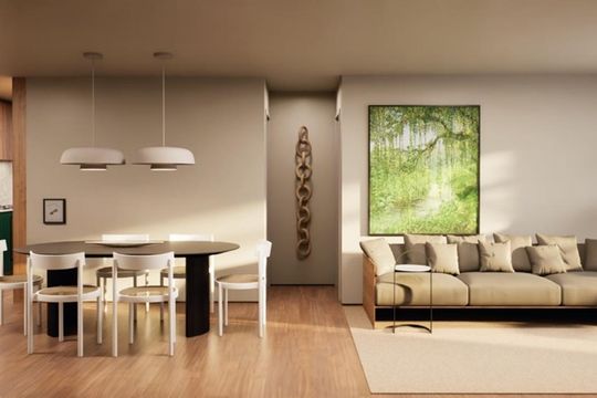 Living de apartamento à venda com 2 quartos, 58m² em Pinheiros, São Paulo