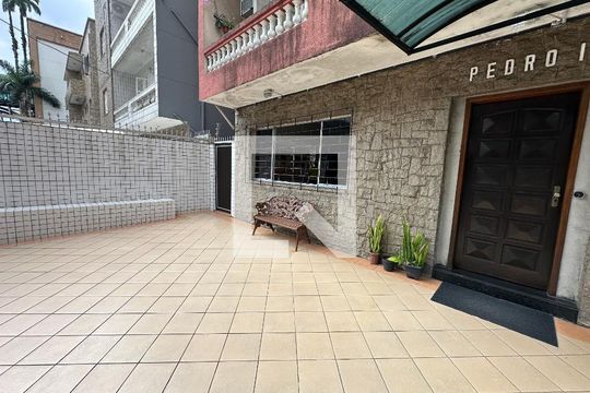 Área comum de kitnet/studio para alugar com 1 quarto, 33m² em Centro, São Vicente