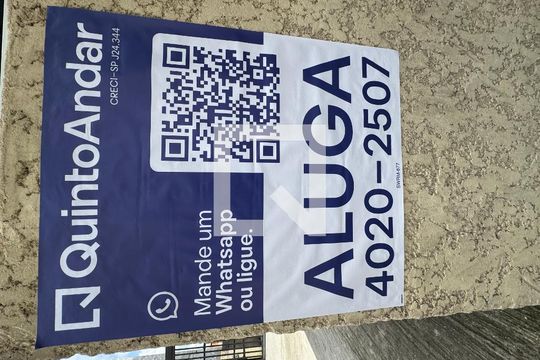 Placa grande  de apartamento para alugar com 2 quartos, 38m² em Santa Maria, Osasco
